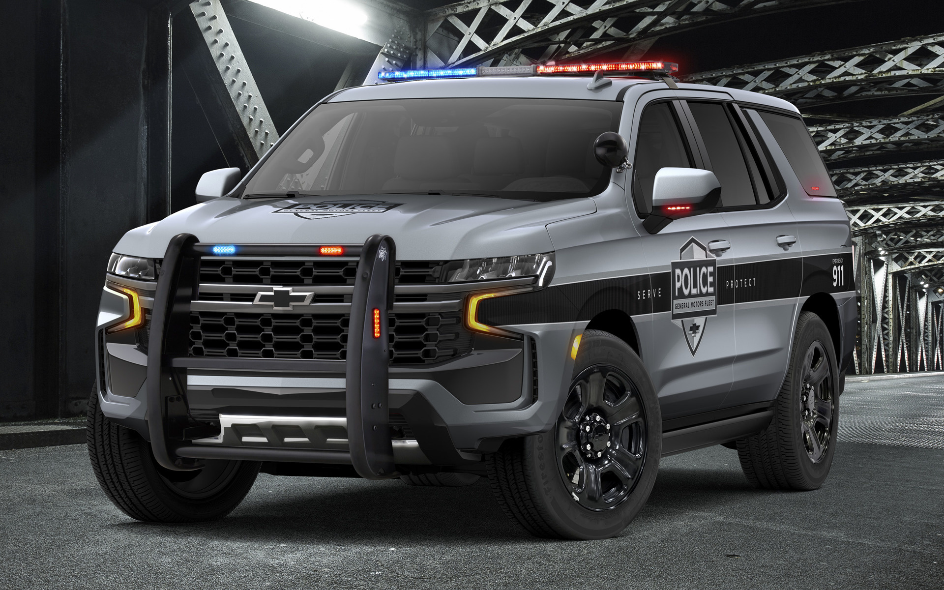 2021 Chevrolet Tahoe Police Pursuit Vehicle Hintergrundbilder Und