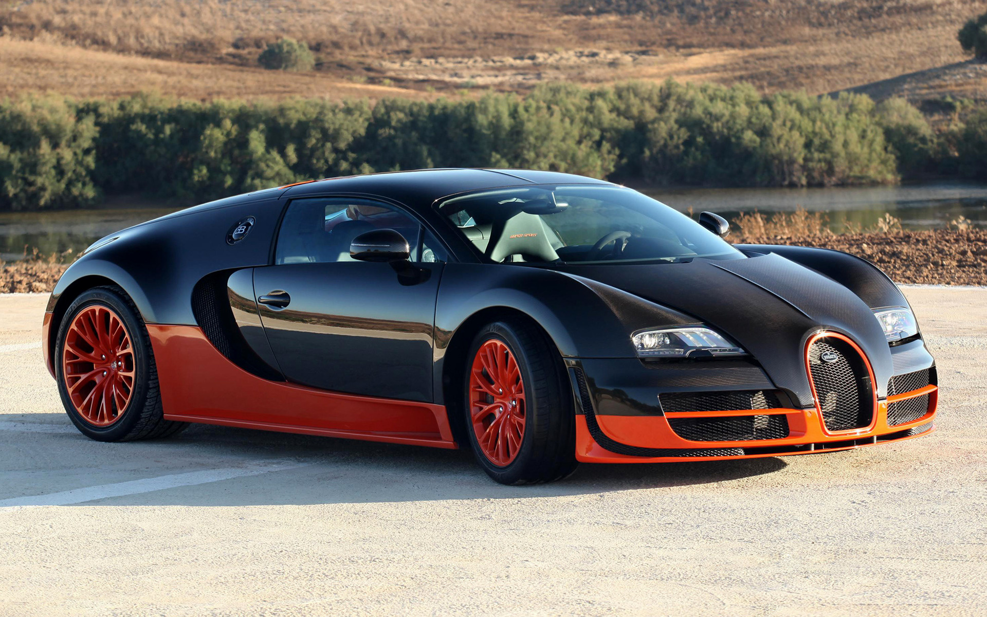 Wallpaper Bugatti Veyron Super Sport