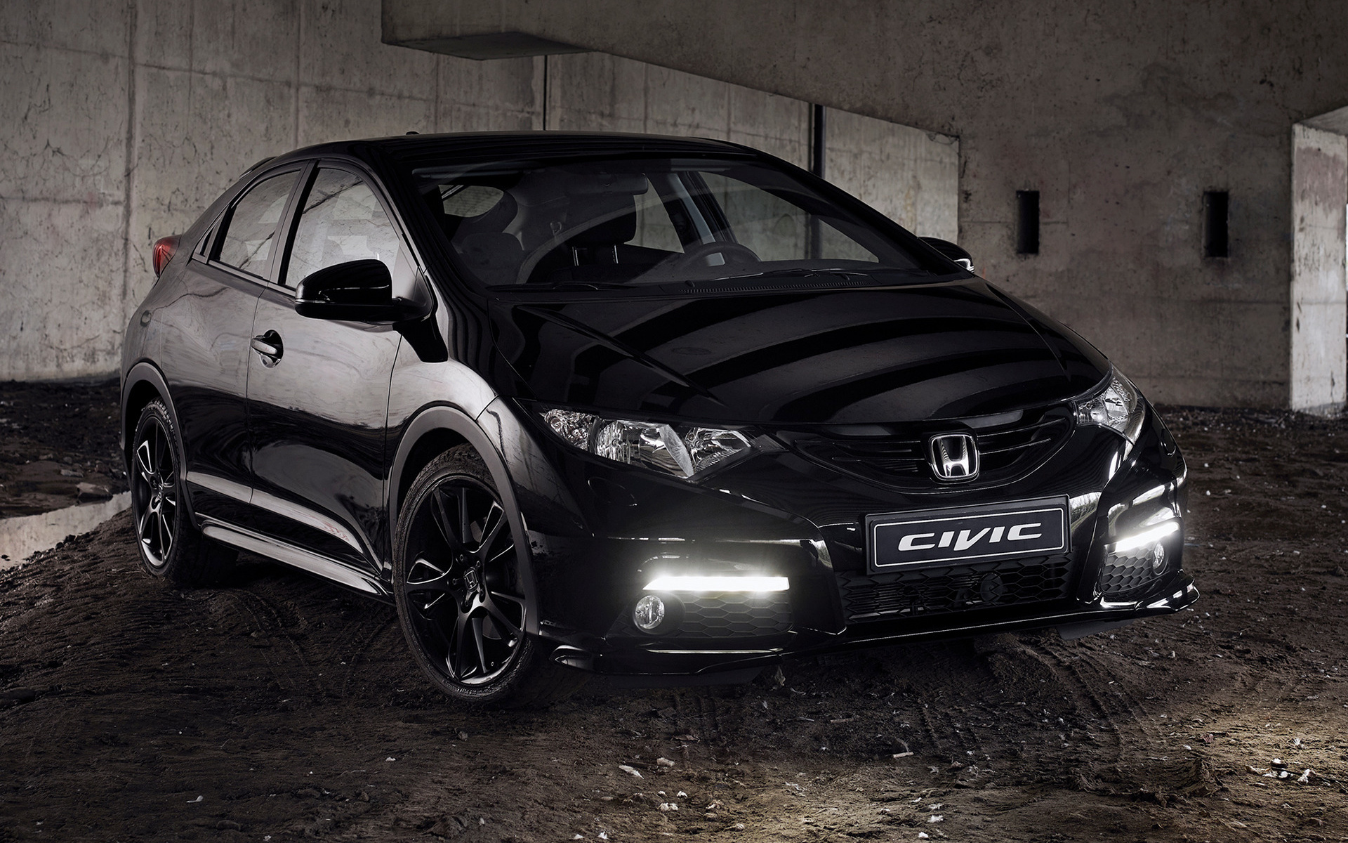 2014 Honda Civic Black Edition Wallpapers And Hd Images Car Pixel